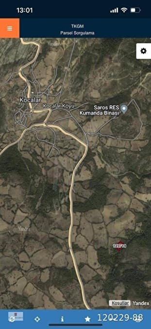 ÇANAKKALE KOCALAR KÖYÜNDE SATILIK TARLA